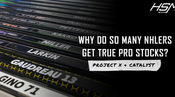 Why do so many NHLers get True pro stock sticks?