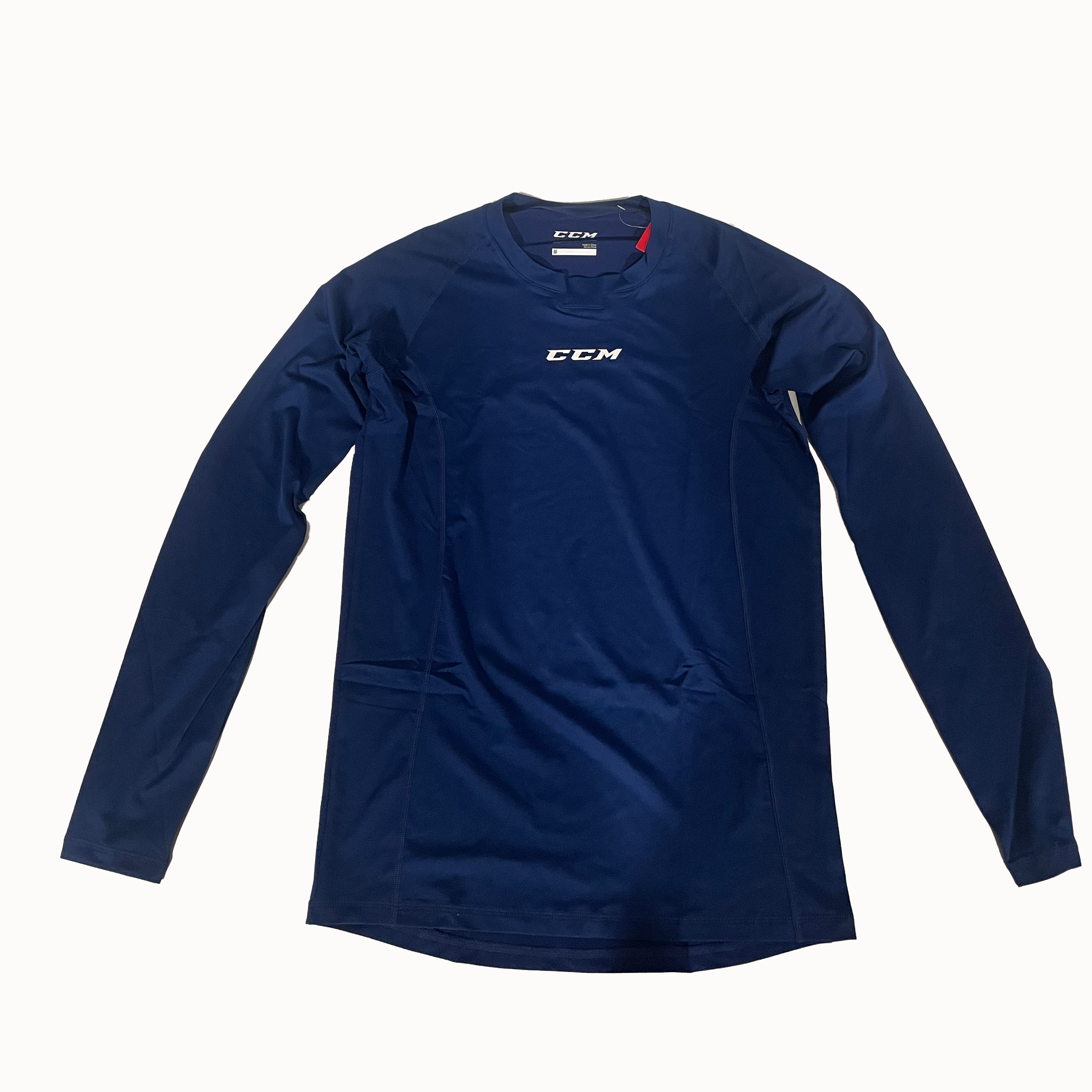 CCM Long Sleeve Compression Shirt (Navy) - Main Image