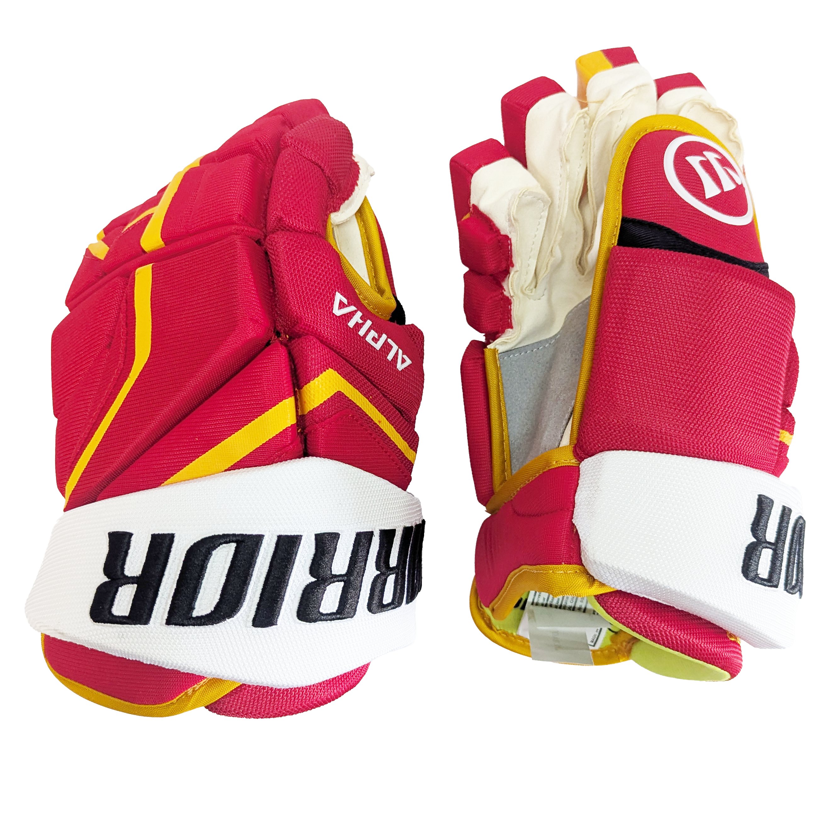 Warrior Alpha LX2 Pro - NHL Pro Stock Hockey Glove - Walker Duehr (Red