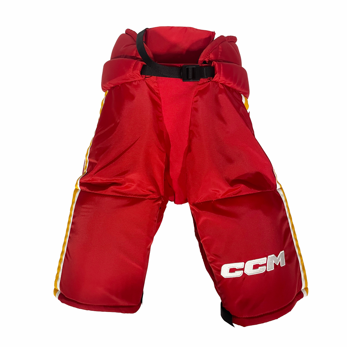 CCM HP70 NHL Pro Stock Hockey Pant Calgary Flames (Red/Yellow/Whit