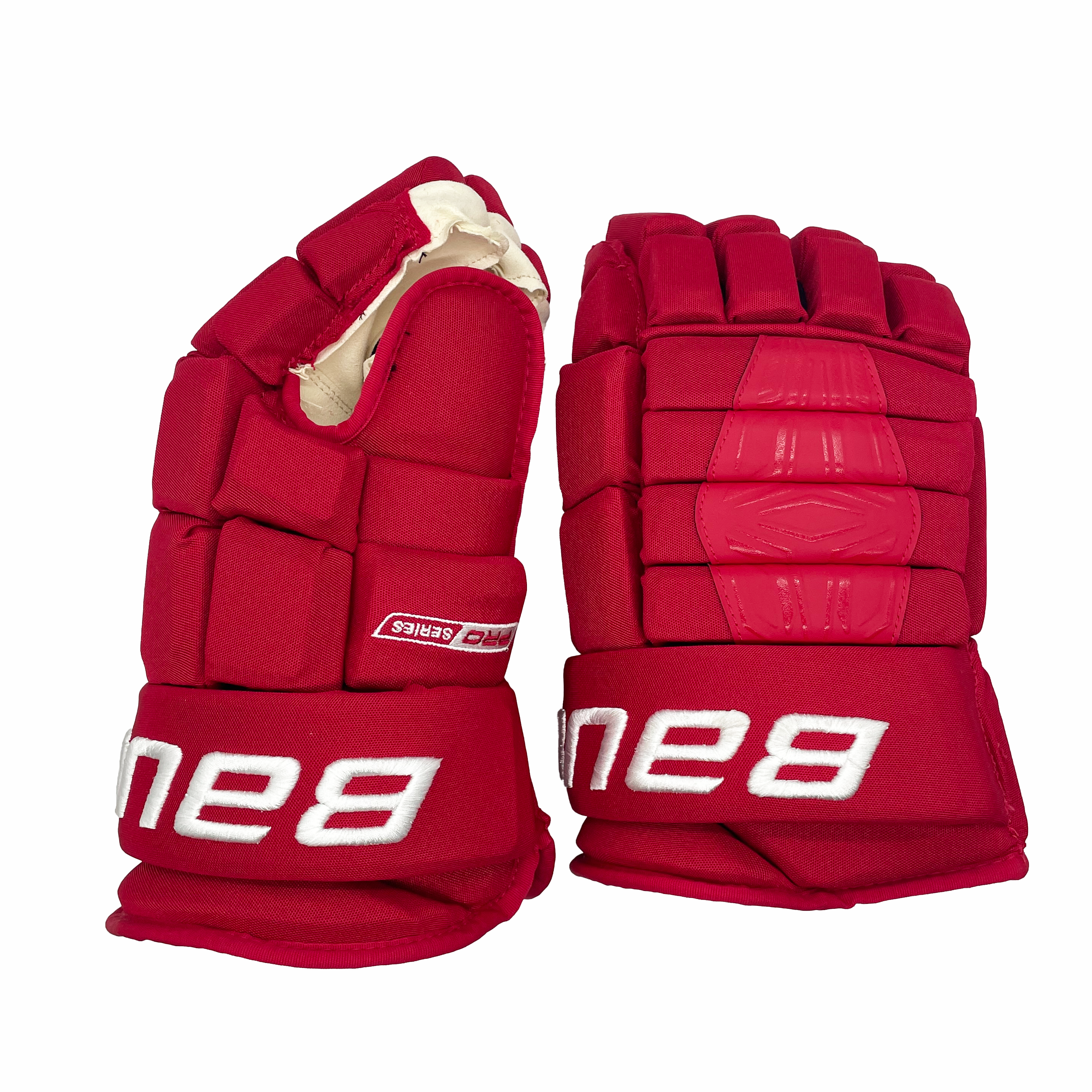 Bauer Pro Series Hockey Gloves - Senior - Red