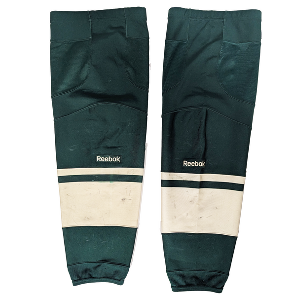 AHL - Used Reebok Hockey Socks (Green/Cream)