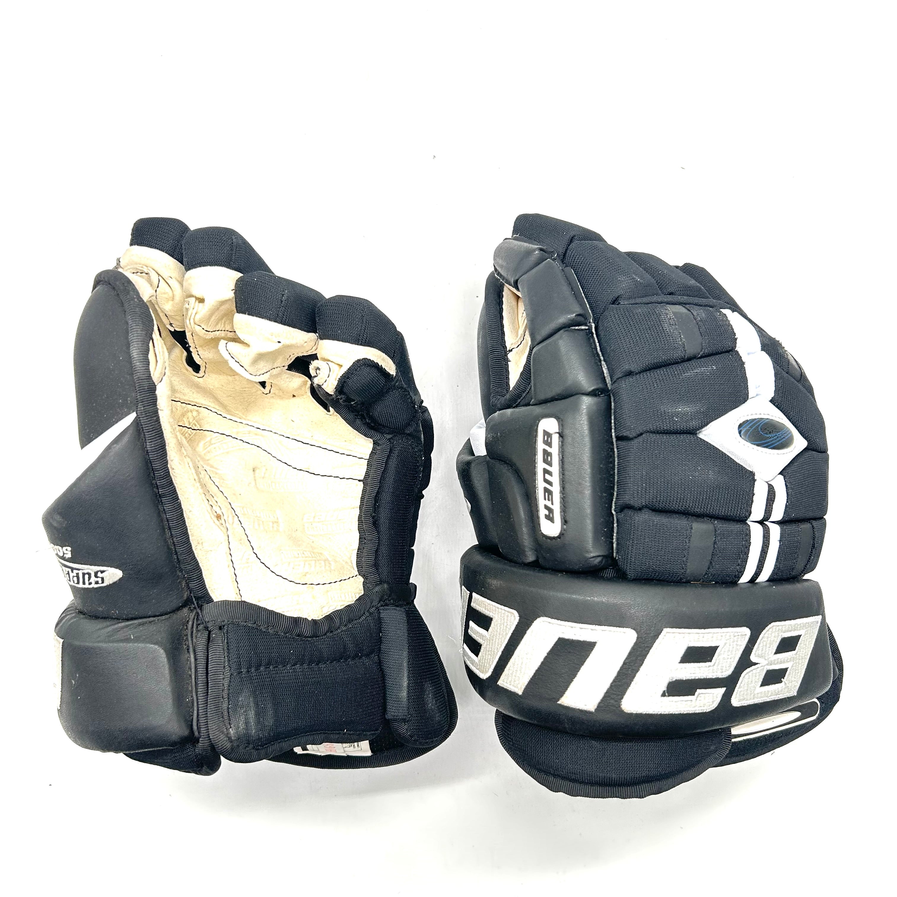 Bauer Supreme 5000 Pro Stock Hockey Gloves (Black/White)