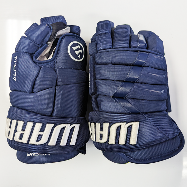 Warrior Alpha DX - NHL Pro Stock Glove - Jayson Megna (Navy)