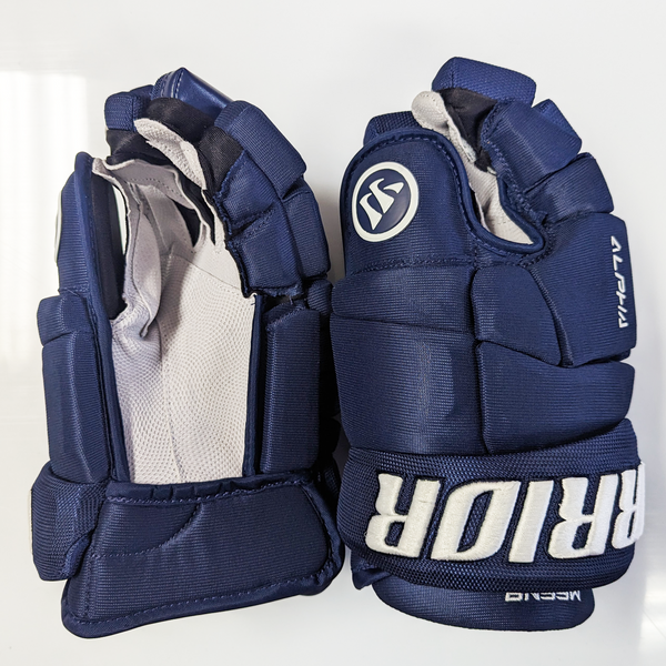 Warrior Alpha DX - NHL Pro Stock Glove - Jayson Megna (Navy)