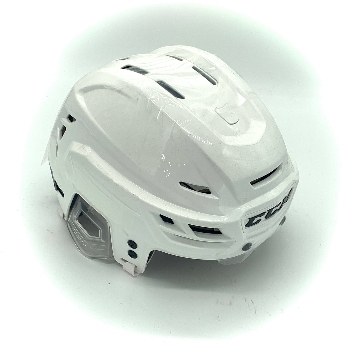 CCM Tacks 110 Hockey Helmet (White) HockeyStickMan
