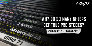 Why do so many NHLers get True pro stock sticks?