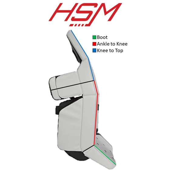 Pro Stock Goalie Pad Sizing Guide