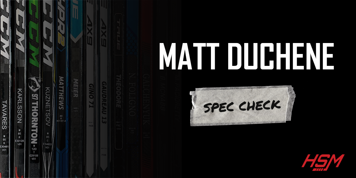 Matt Duchene Stick Spec Check