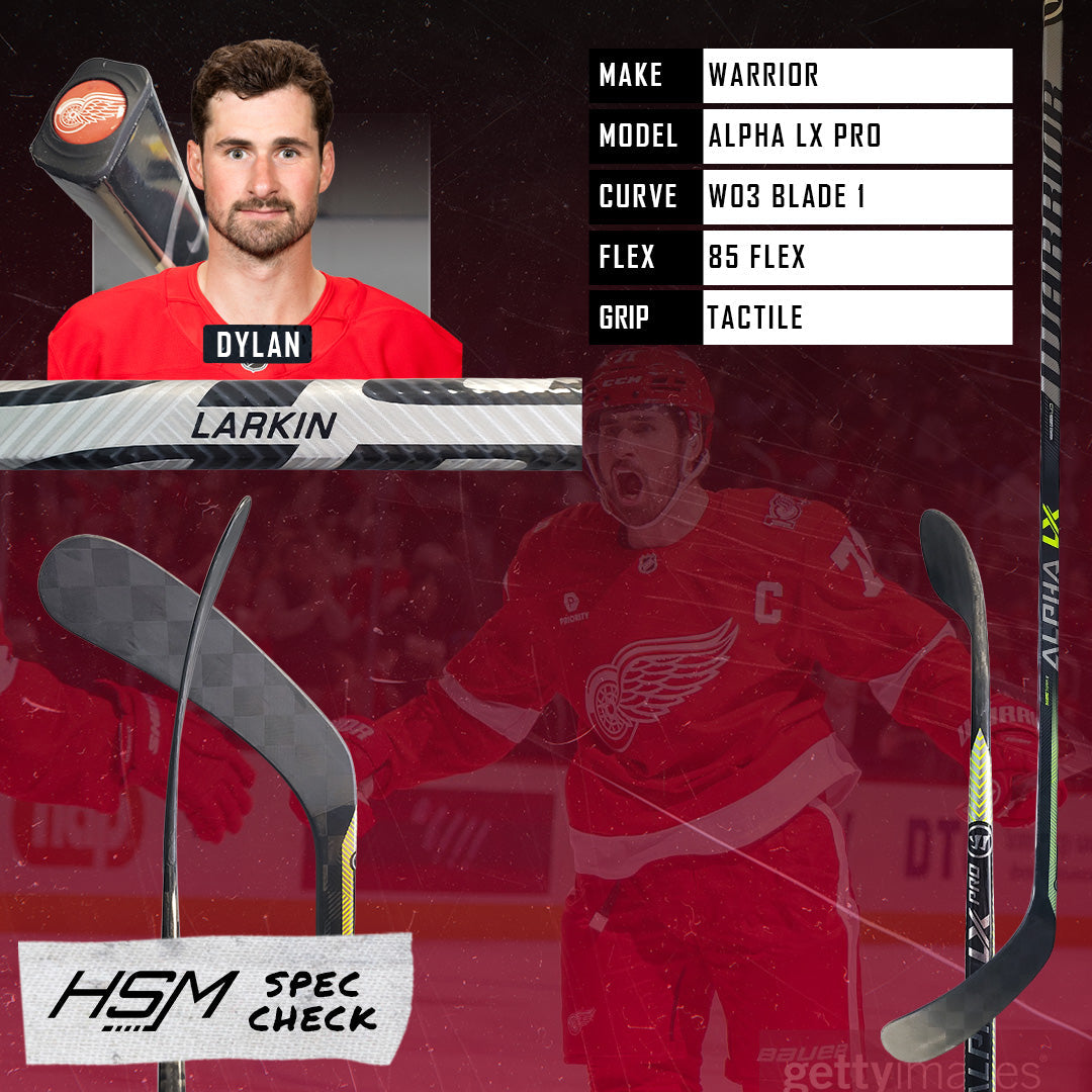 Dylan Larkin Stick Spec Check