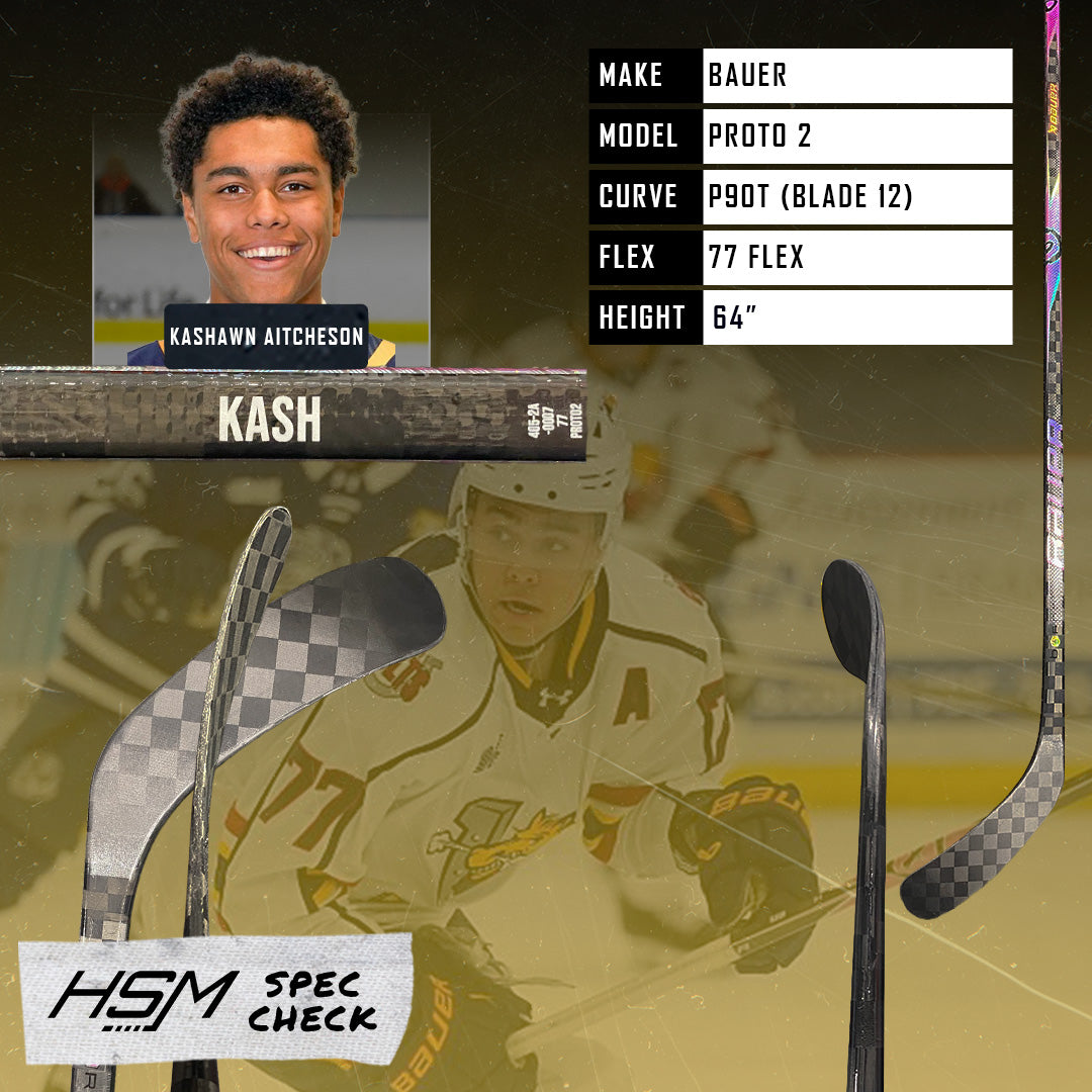 Kashawn Aitcheson Stick Spec Check