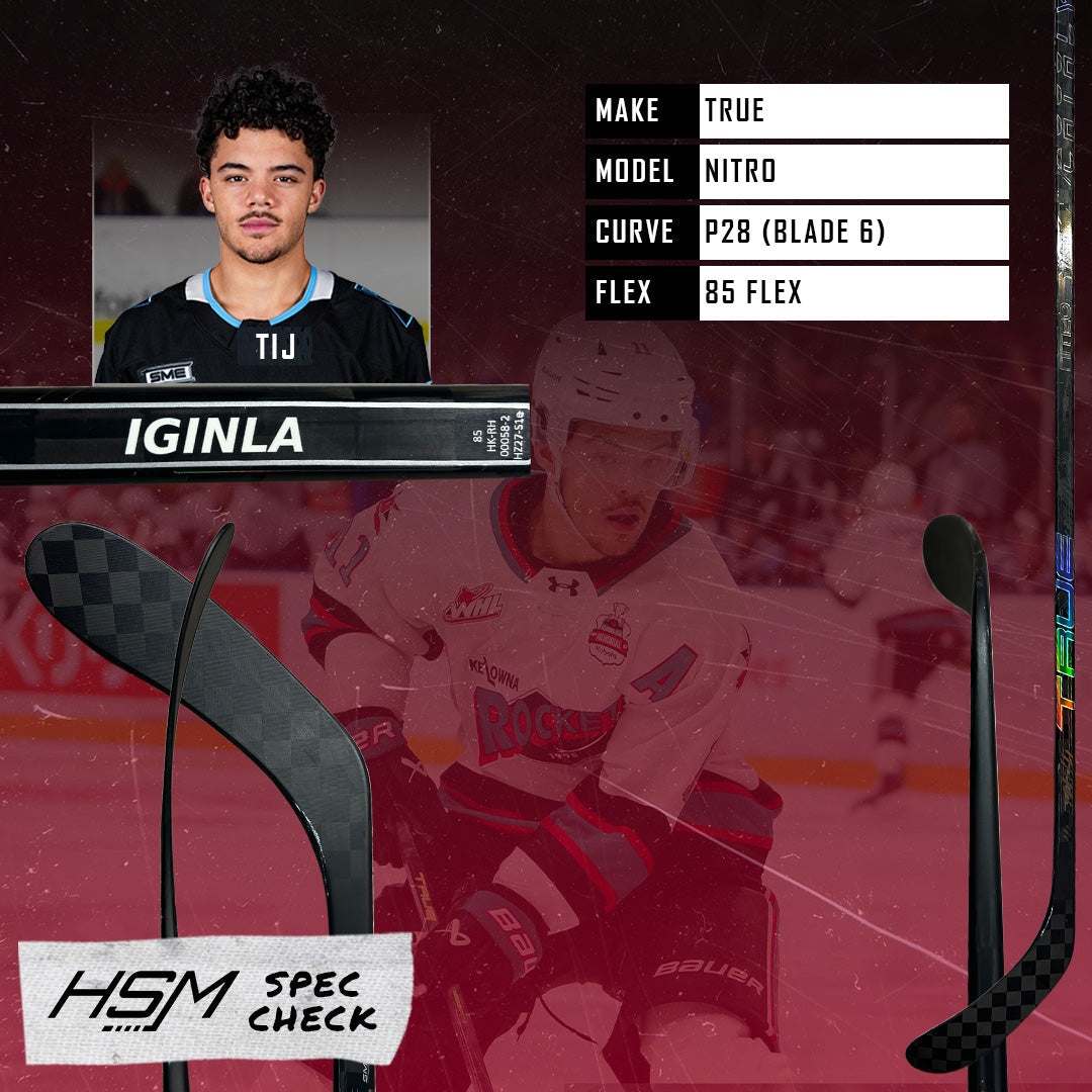 Tij Iginla Stick Spec Check