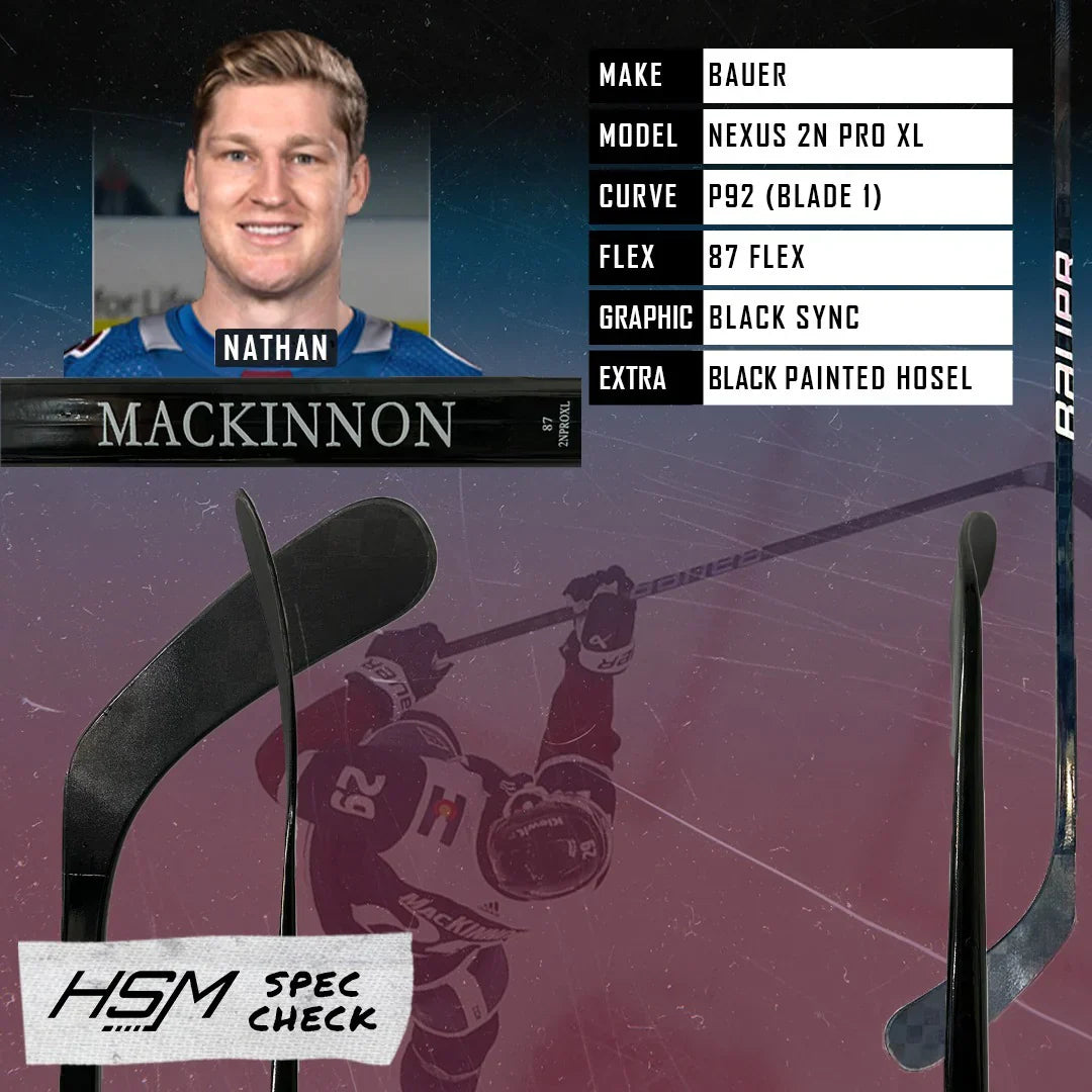 Nathan Mackinnon Stick Spec Check (Bauer)