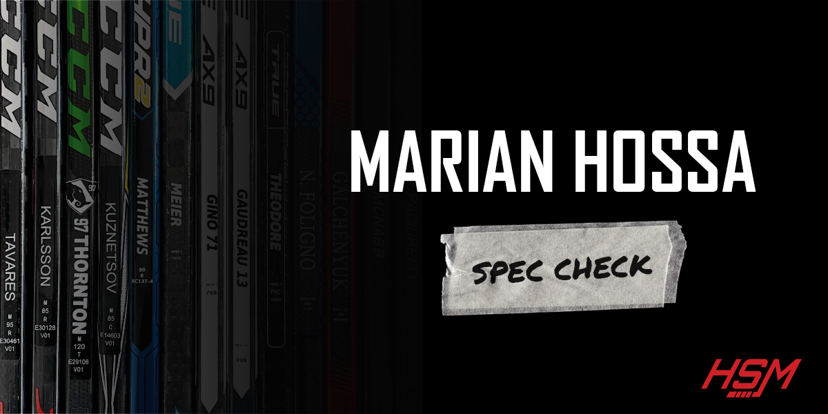 Marian Hossa Stick Spec Check
