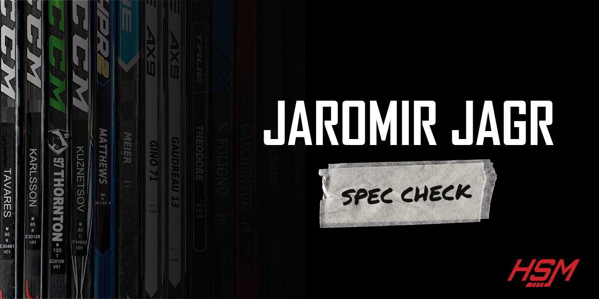 Jaromir Jagr Stick Spec Check