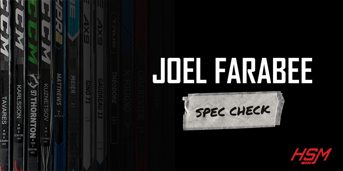 Joel Farabee Stick Spec Check