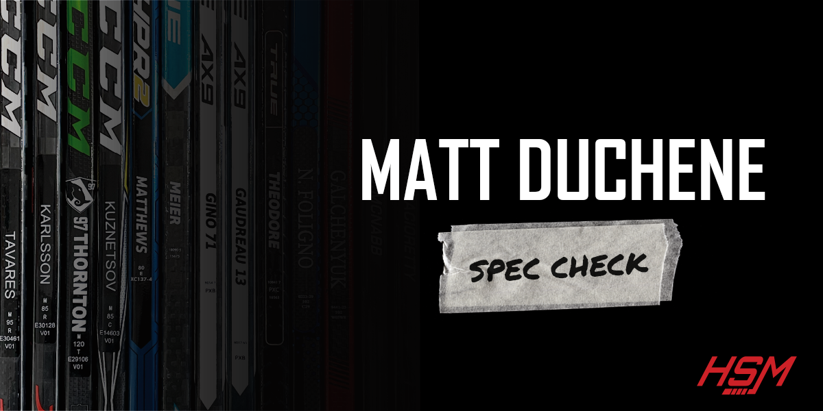 Matt Duchene Stick Spec Check