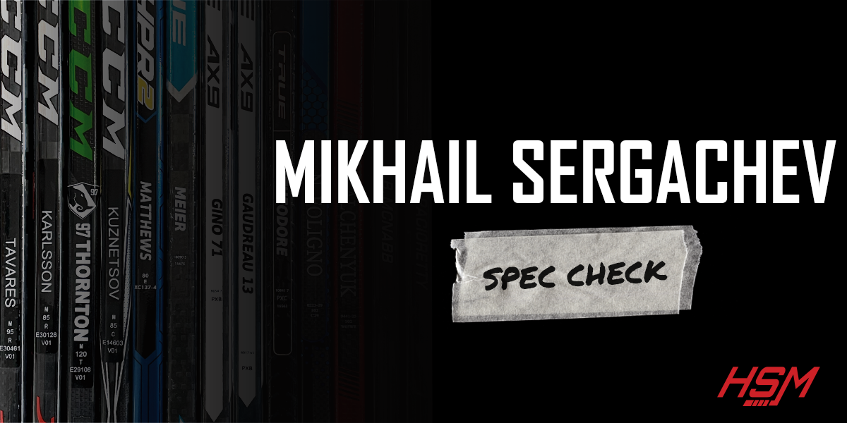 Mikhail Sergachev Stick Spec Check