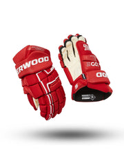Sherwood Code Encrypt 1 - Retail Hockey Glove - Senior (Red)