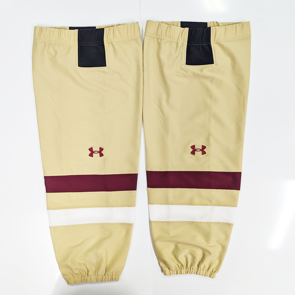NCAA - Used Under Armour Hockey Socks (Gold/White/Maroon)