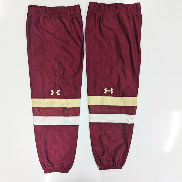 NCAA - Used Under Armour Hockey Socks (Maroon/Gold/White/Grey)