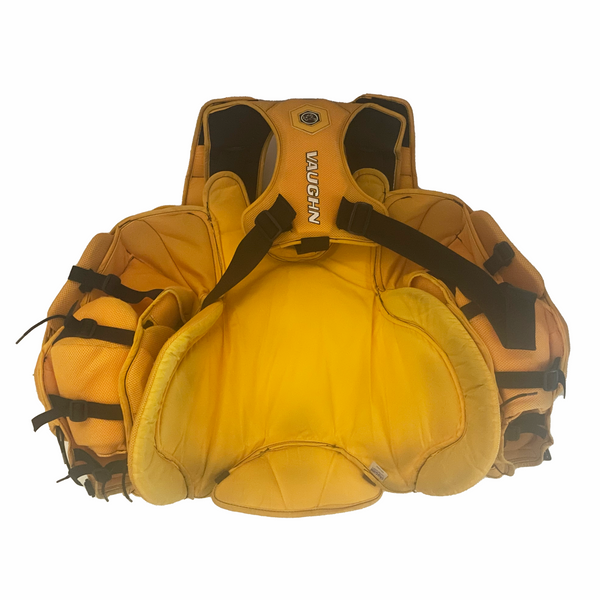 Vaughn Velocity V9 - Used Pro Stock Goalie Chest Protector (Yellow)