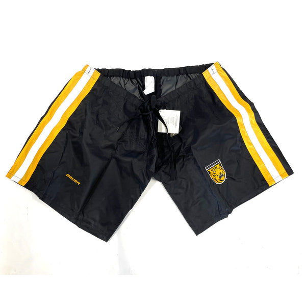 New Senior Bauer Pant Shells - Black/Yellow