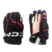 CCM HGQLXP - NHL Pro Stock Glove - Chicago Blackhawks (Black/Red)
