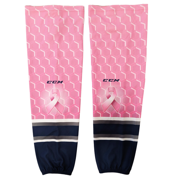 NCAA - CCM Hockey Socks - (Breast Cancer)