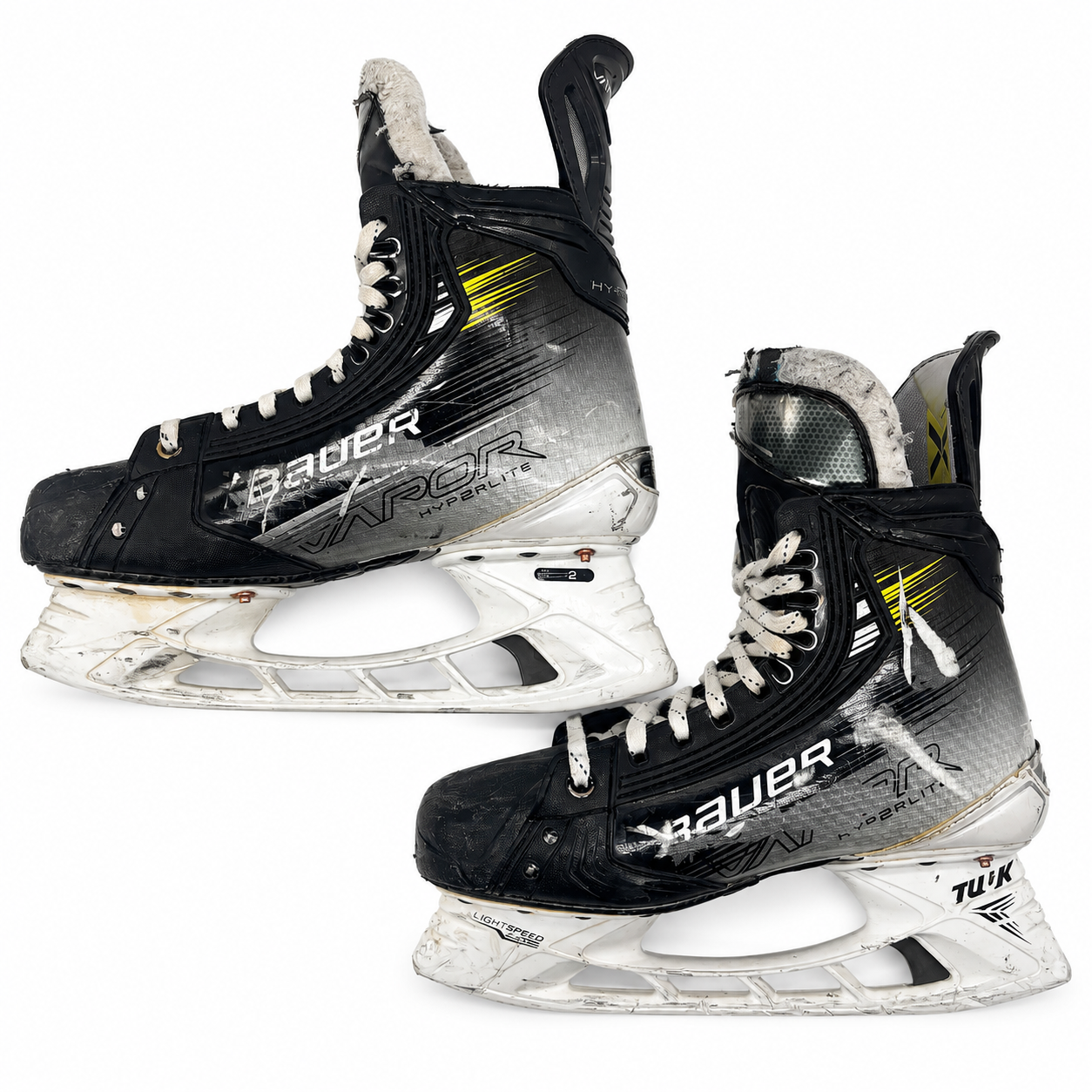 Bauer Vapor Hyperlite 2 - Used AHL Pro Stock Hockey Skates - Size 7D