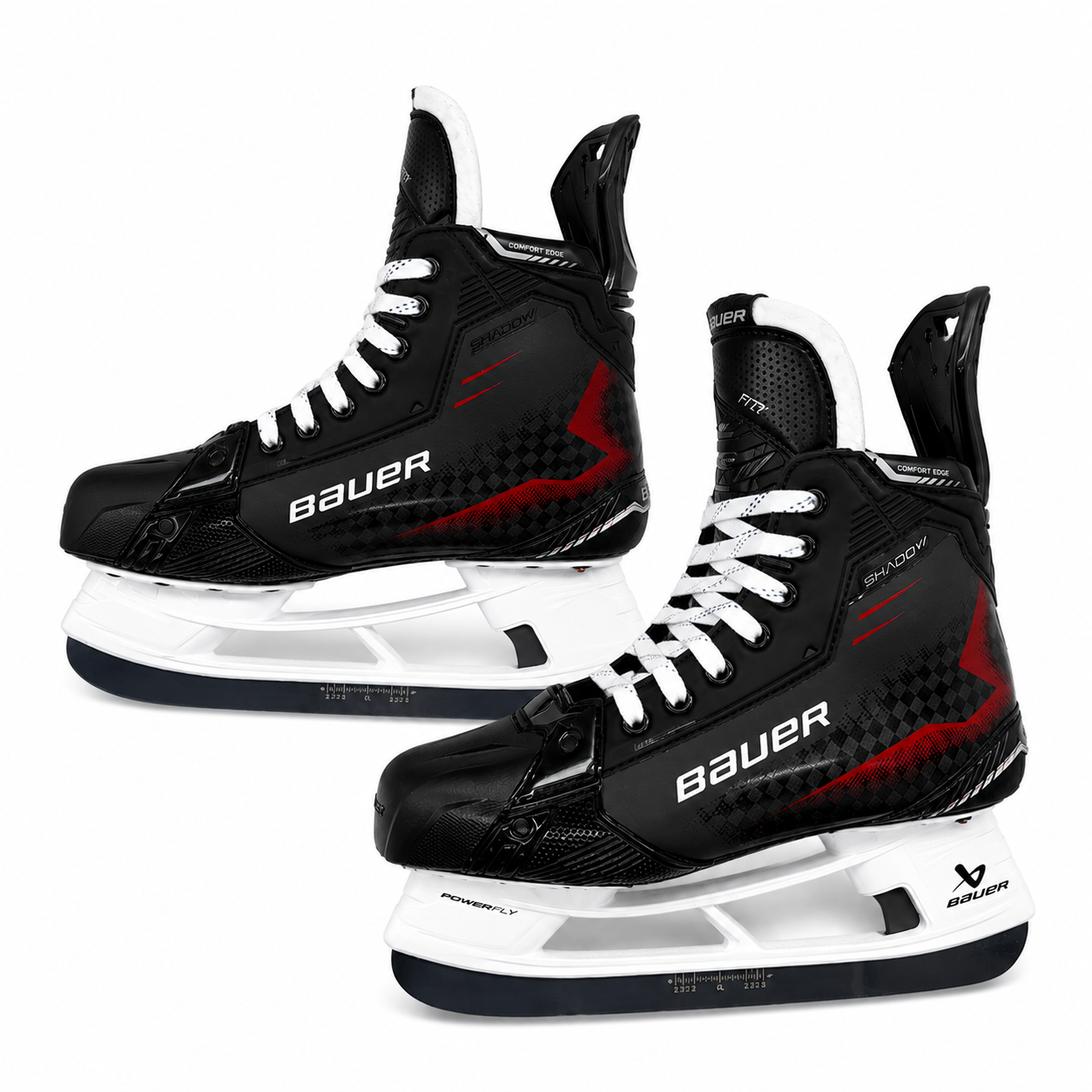 Patin de hockey d'occasion Bauer Supreme Shadow - Modèle Pro Stock - Taille 8D