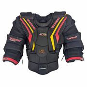 Vaughn Ventus SLR2 Pro Carbon - Used Pro Stock Goalie Chest Protector (Black/Red/Yellow)