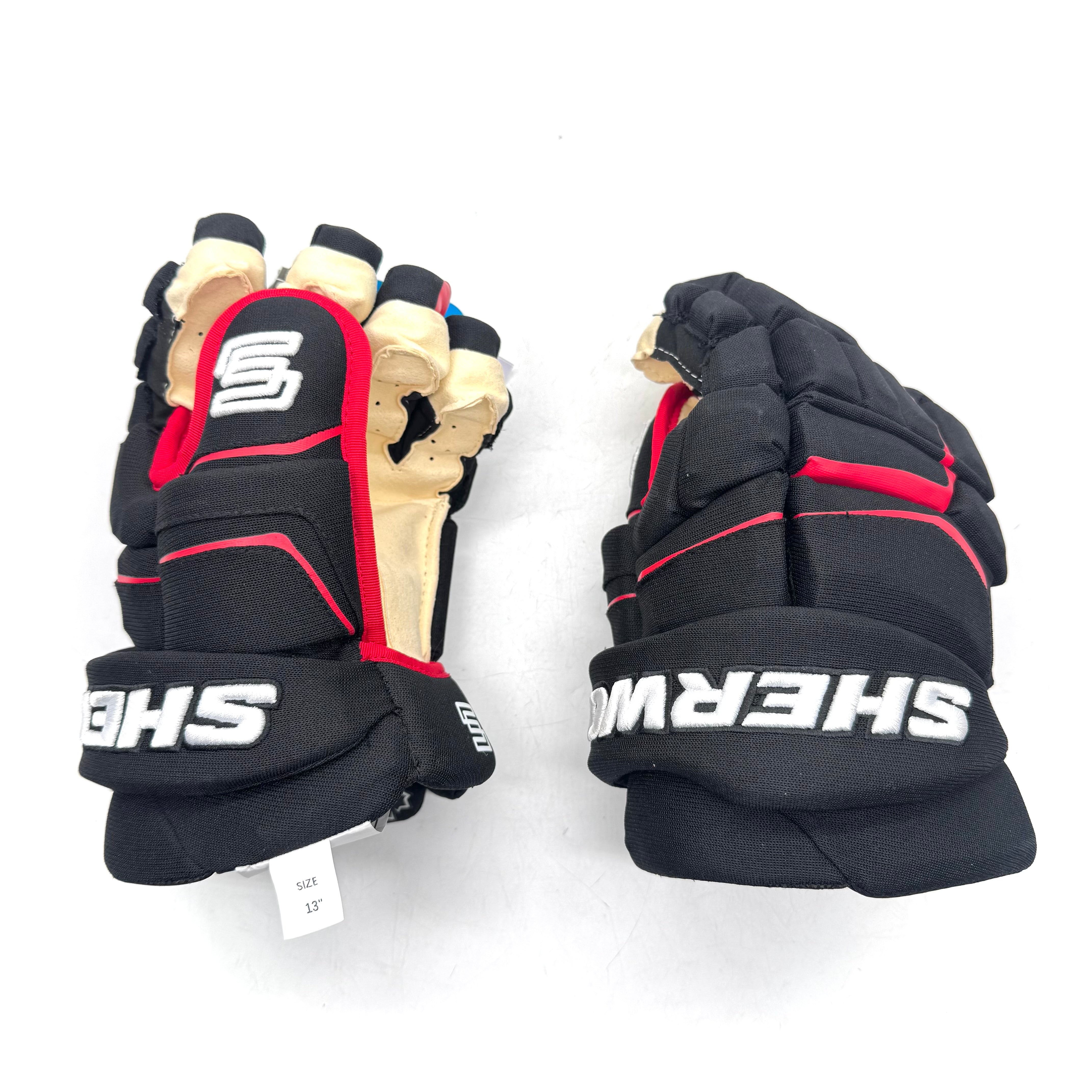 Gant Pro Sherwood - LNH Pro Stock - Blackhawks de Chicago (noir/rouge)