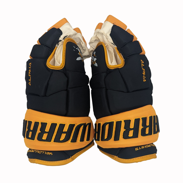 Warrior Alpha DX - NCAA Pro Stock Glove (Black/Yellow)