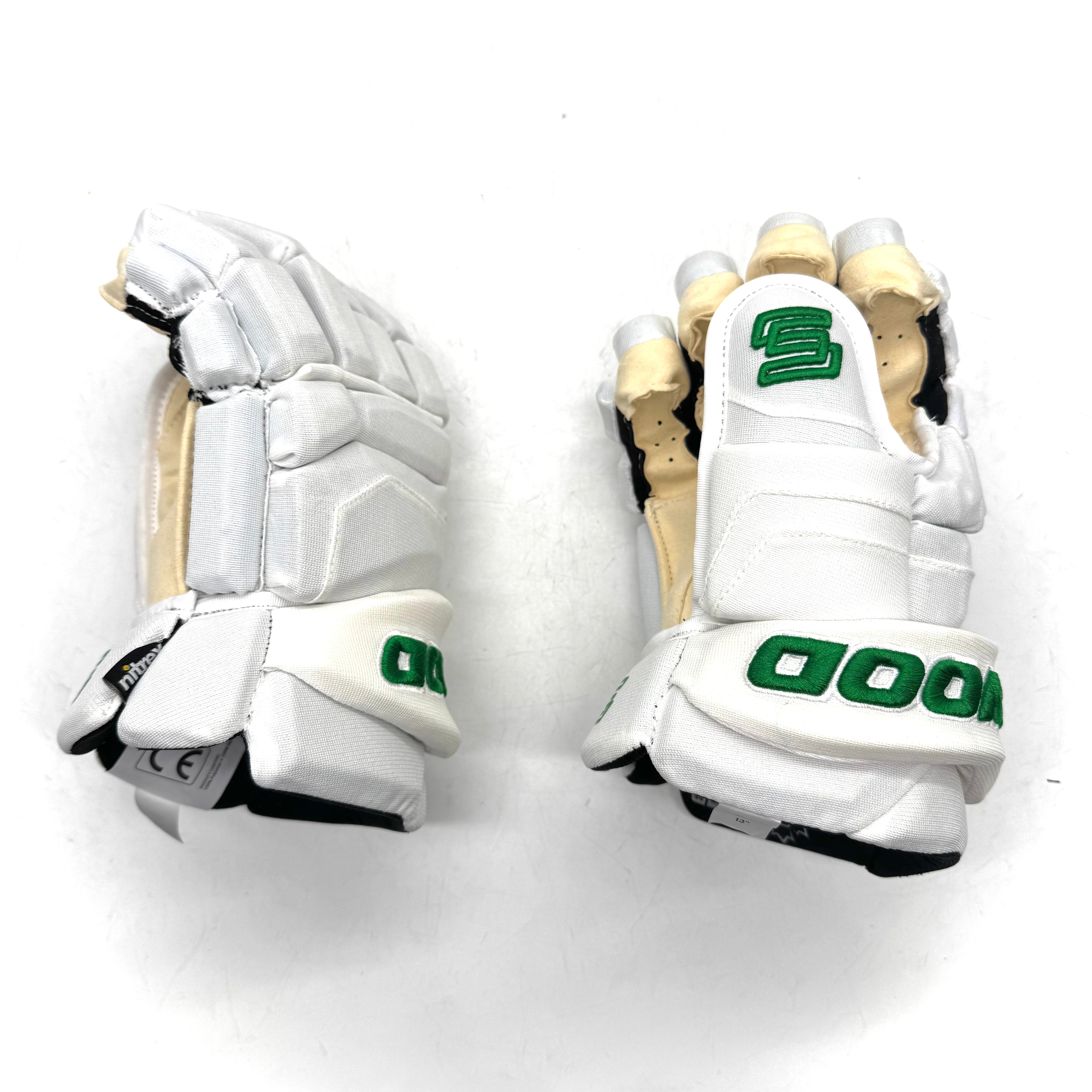 Gants Sherwood Pro - Pro Stock LNH - Dallas Stars (Blanc/Vert)