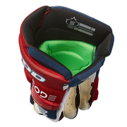Sherwood Code Encrypt 1 - Retail Hockey Glove - Senior (Navy/Red/White)