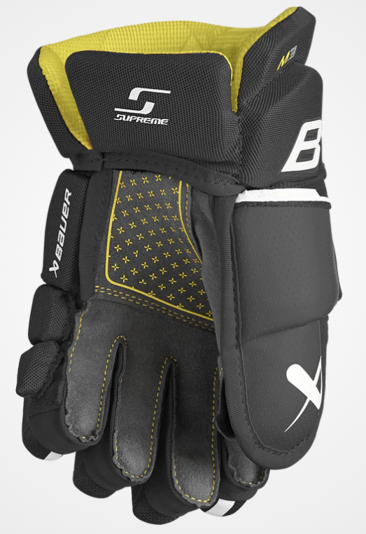 Bauer Supreme M3 Gloves - Junior/ Intermediate/ Senior (Black)