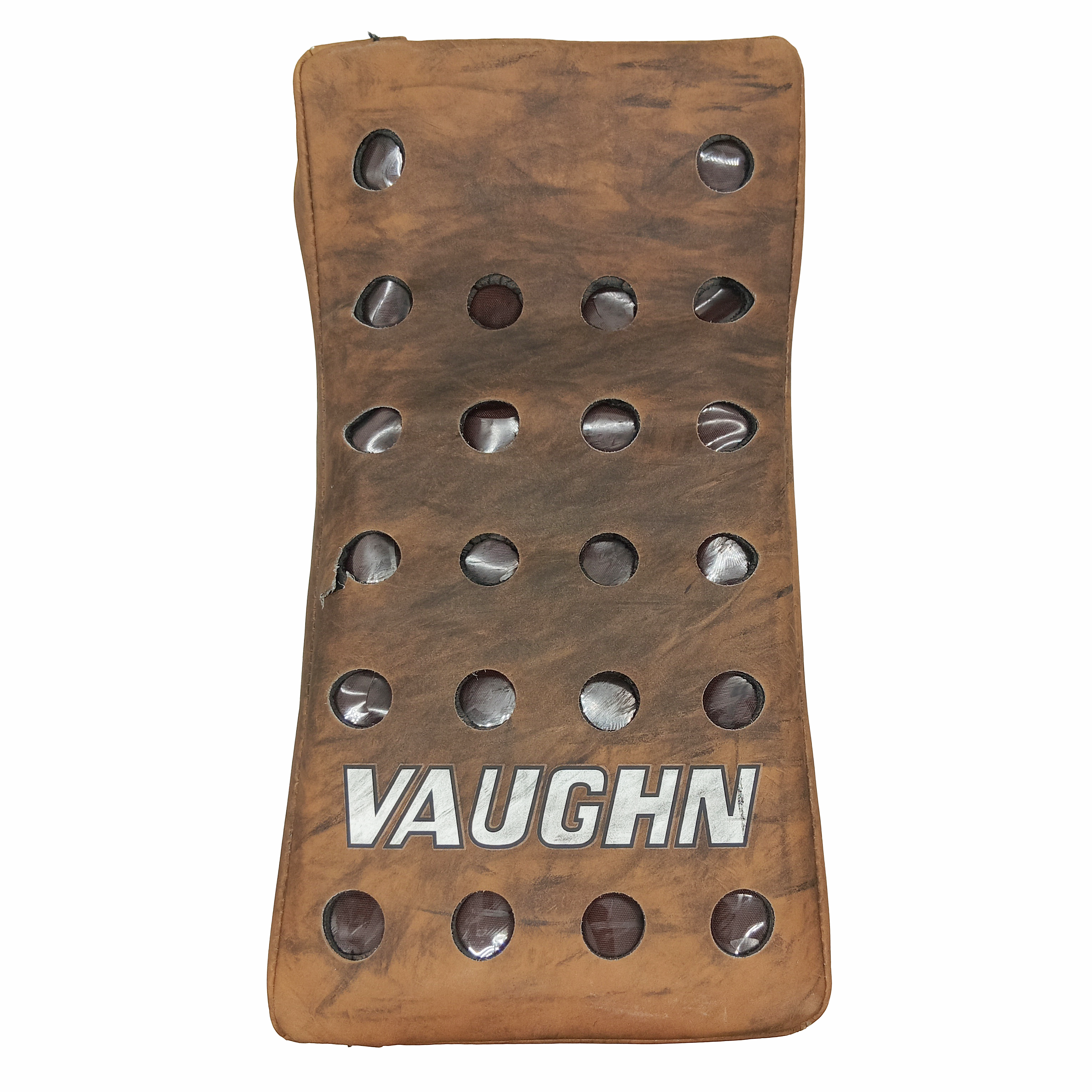 Vaughn Velocity V5 7800- Pro Stock Goalie Glove Set (Brown/Navy)