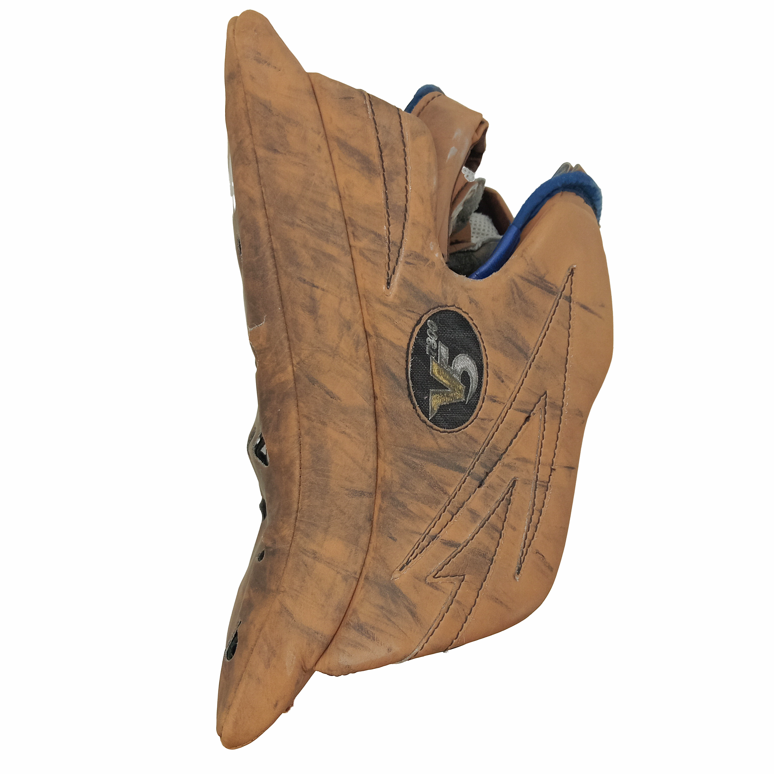 Vaughn Velocity V5 7800- Pro Stock Goalie Glove Set (Brown/Navy)