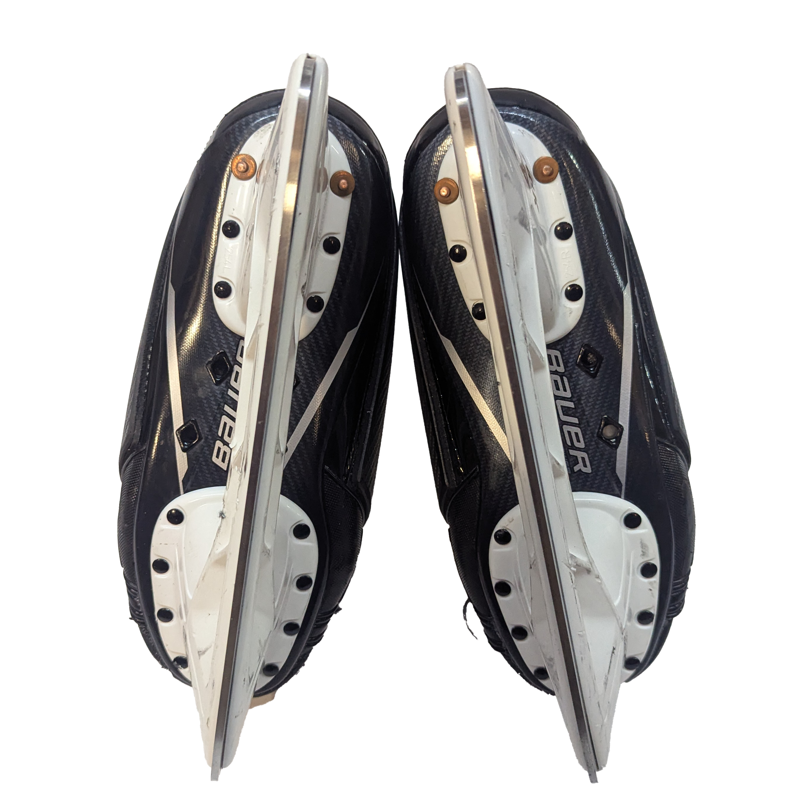 Bauer Supreme Mach - Used NCAA Pro Stock Hockey Skate with Shot Blocker - Size 6