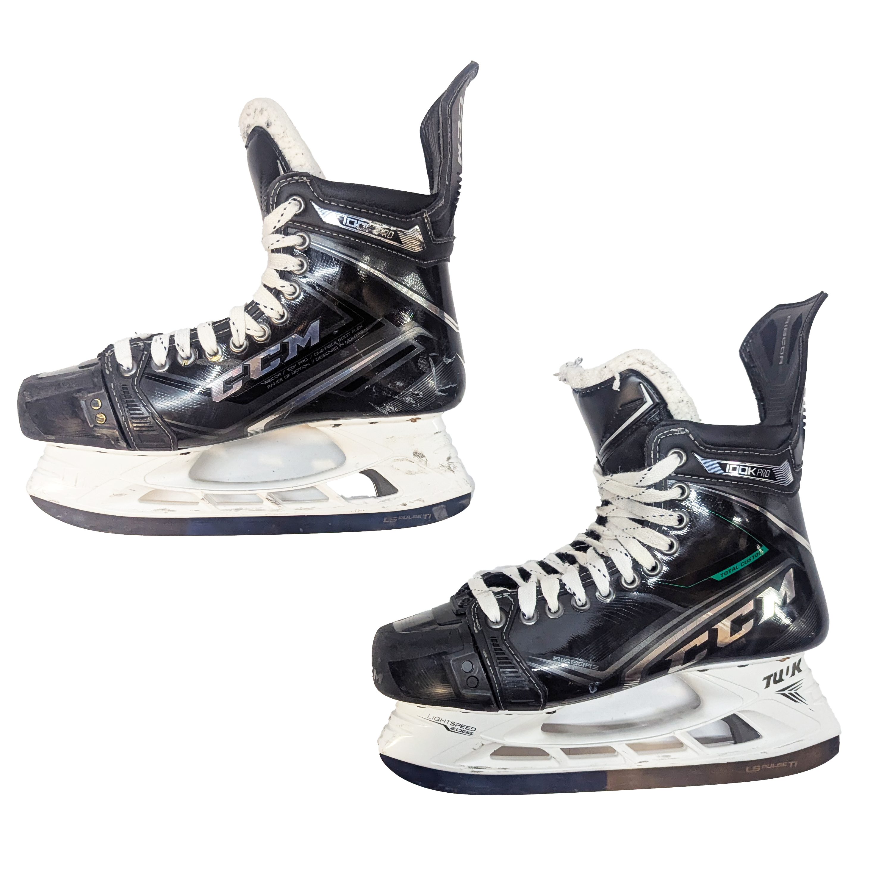 CCM Ribcor 100k Pro - Used NCAA Pro Stock Hockey Skates - Size 9.5