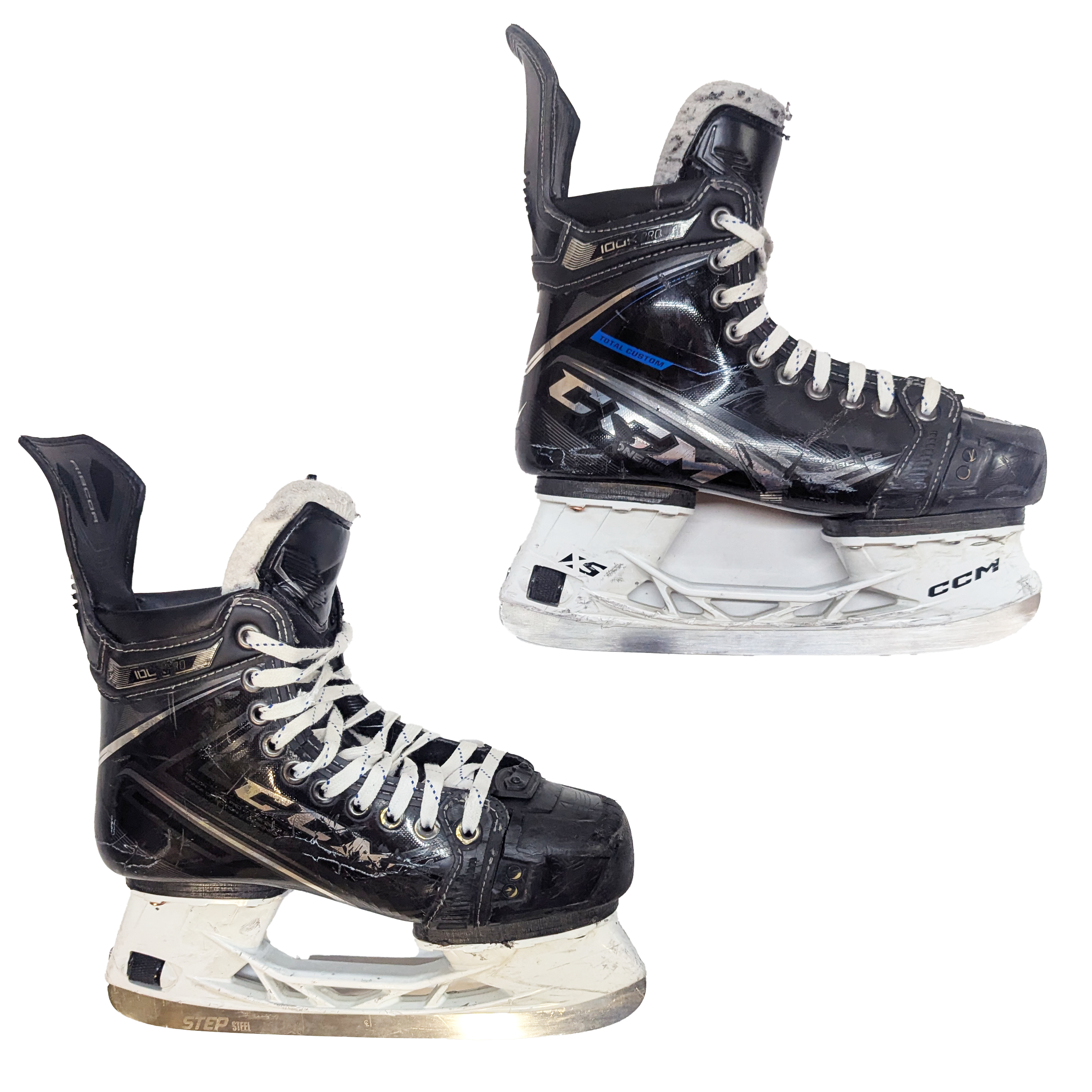 CCM Ribcor 100k Pro - Used NCAA Pro Stock Hockey Skates - Size 6.75D