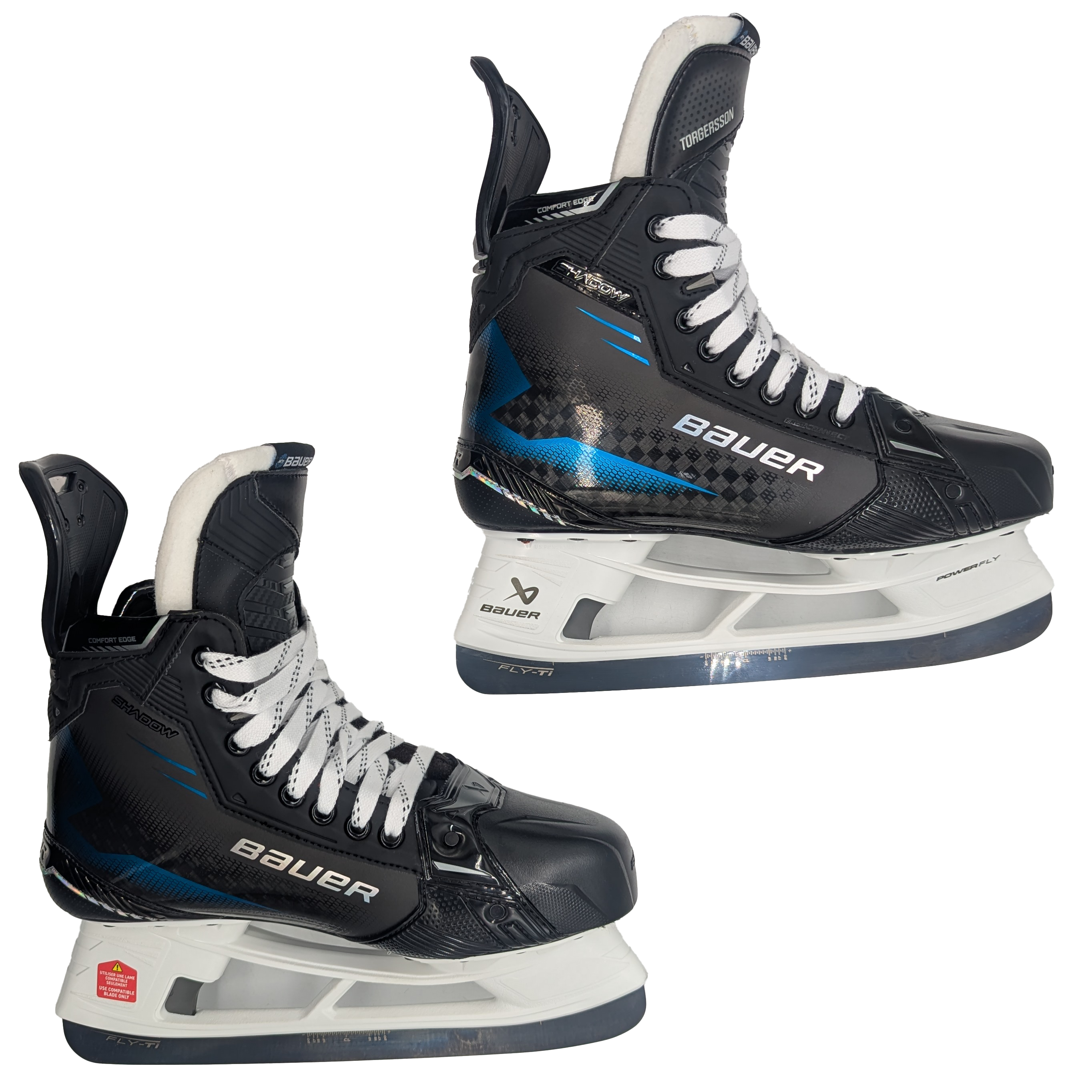 Bauer Supreme Shadow - AHL Pro Stock Hockey Skates - Size L9.5 R9