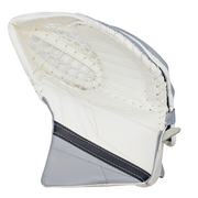 True L12.1 - AHL Pro Stock Goalie Glove (White/Black/Silver)