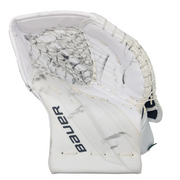 Bauer Supreme Shadow- Used AHL Pro Stock Goalie Trapper (White)