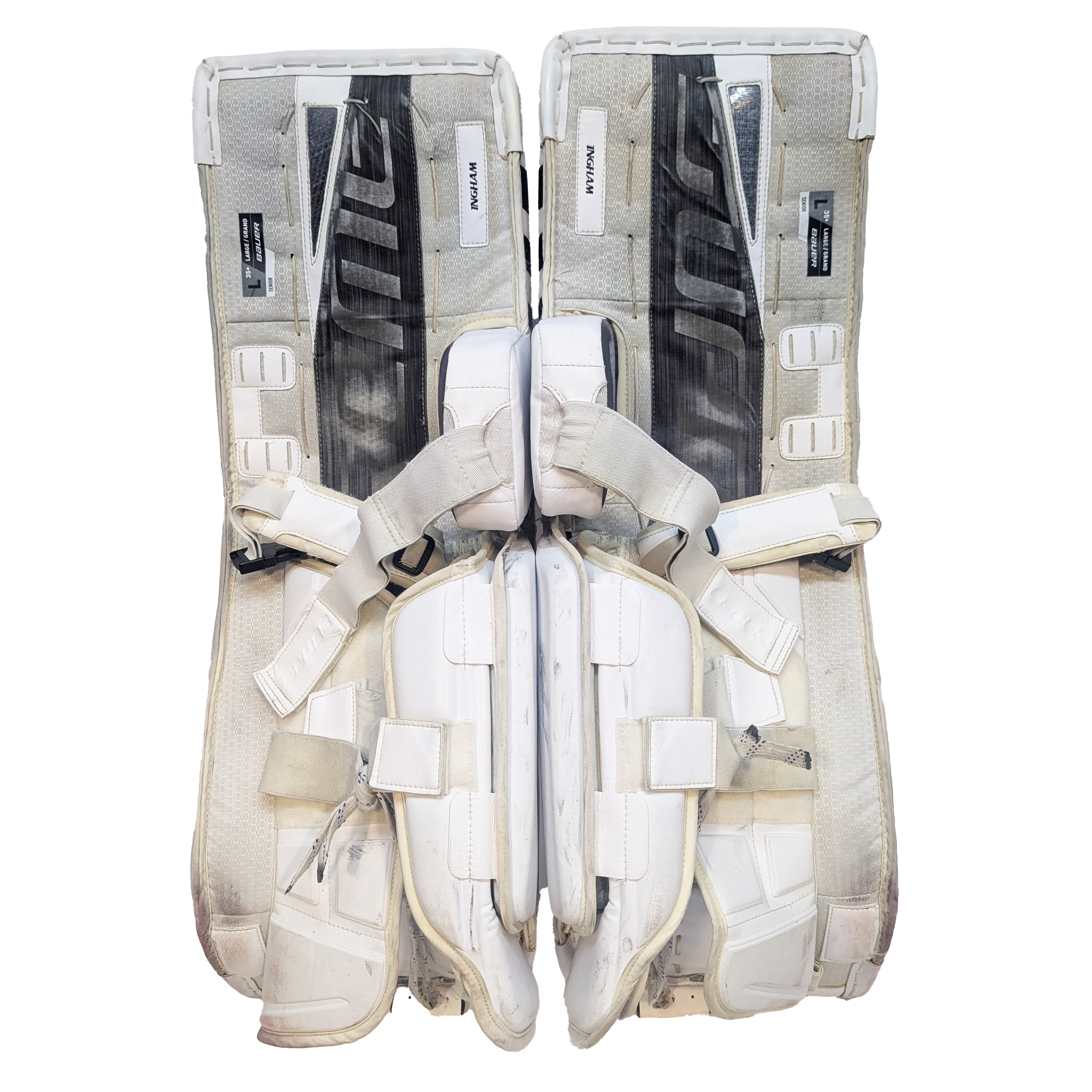 Bauer Supreme Mach - Used Pro Stock Goalie Full Set (White/Black/Silver)