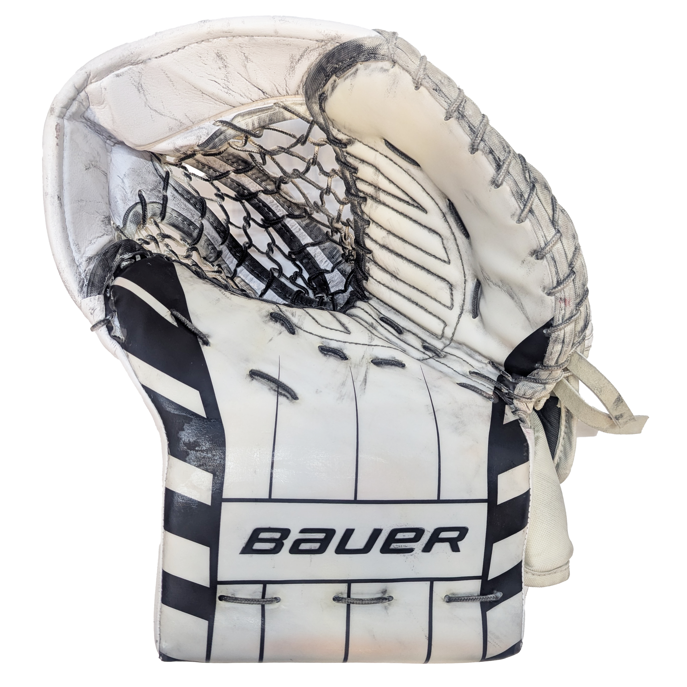Bauer Supreme Mach - Used Pro Stock Goalie Full Set (White/Black/Silver)