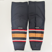 WHL - CCM Hockey Socks - (Black/Red/Tan)