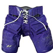 Vaughn Custom - Used NCAA Pro Stock Goalie Pants (Purple/White)