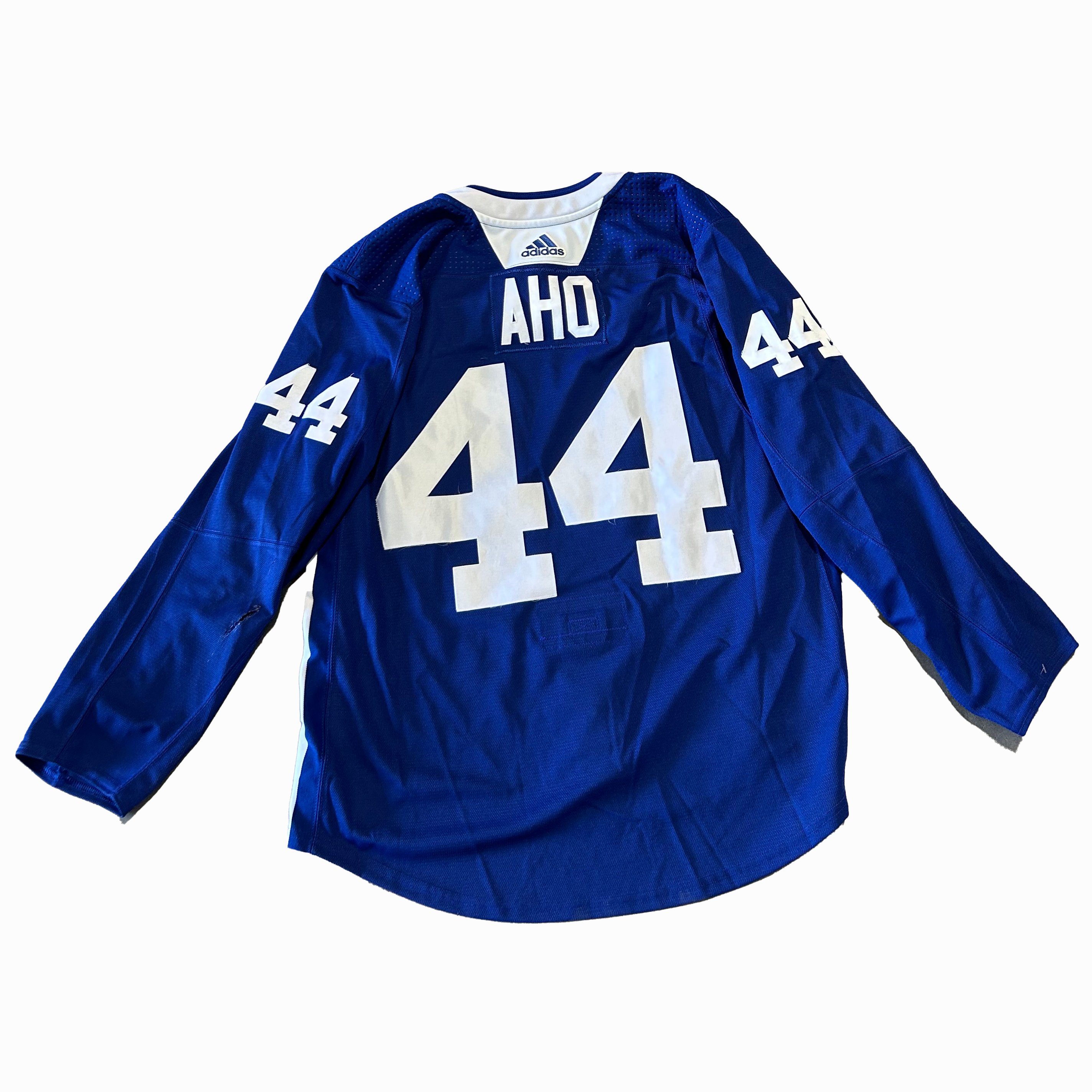 NHL - Used New York Islanders Adidas Practice Jersey With Namebars (Blue)